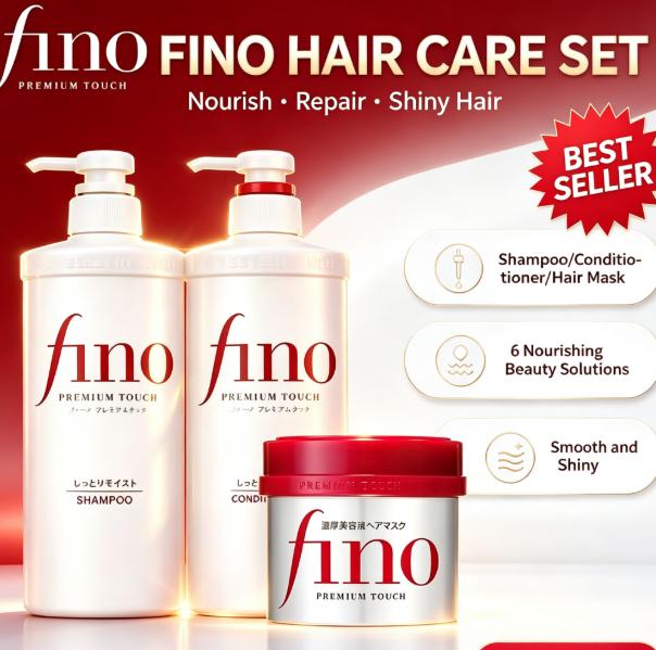 Hair Care Fino - ชุดผลิตภัณฑ์ดูแลเส้นผม ฟิโน่ พรีเมียม ทัช จากญี่ปุ่น ประกอบด้วย