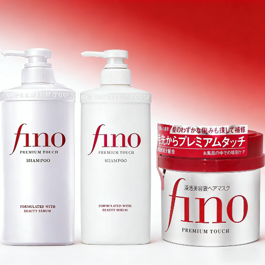 Hair Care Fino - ฟิโน ออยล์ คอนโทรล ฟลัฟฟี่ แชมพู คอนดิชันเนอร์
