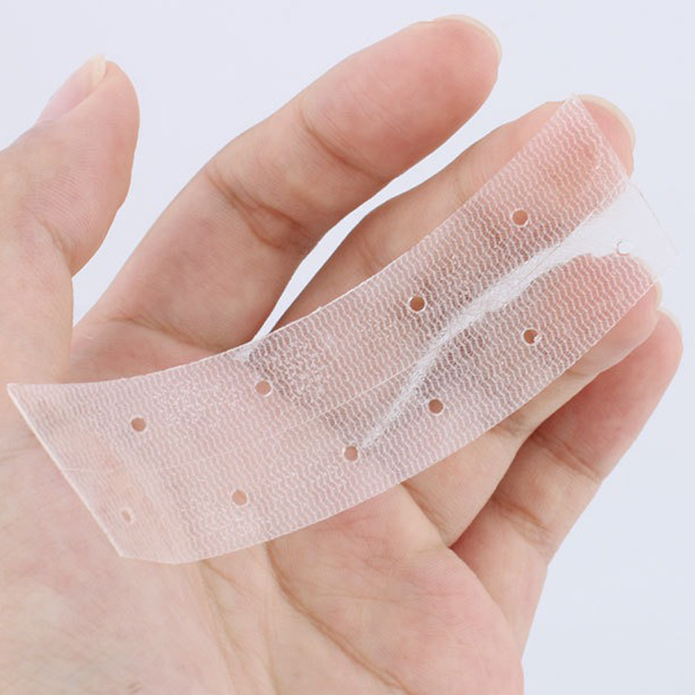 Hair Extension Tape In - เทปกาวสองหน้าสีดำ 36/72 ชิ้น ขนาด 7.6x2.2 ซม.