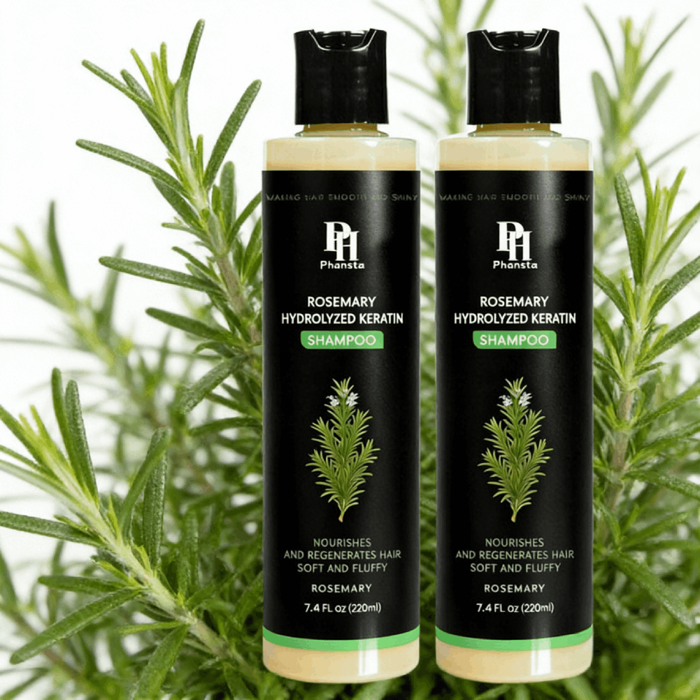 Rosemary Hair Oil - 1/2 ชิ้น แชมพูโรสแมรี่เพิ่มวอลลุ่มและเพิ่มความหนา บำรุงและควบคุมความมัน บำรุงและซ่อมแซมเส้นผม เพิ่มวอลลุ่ม