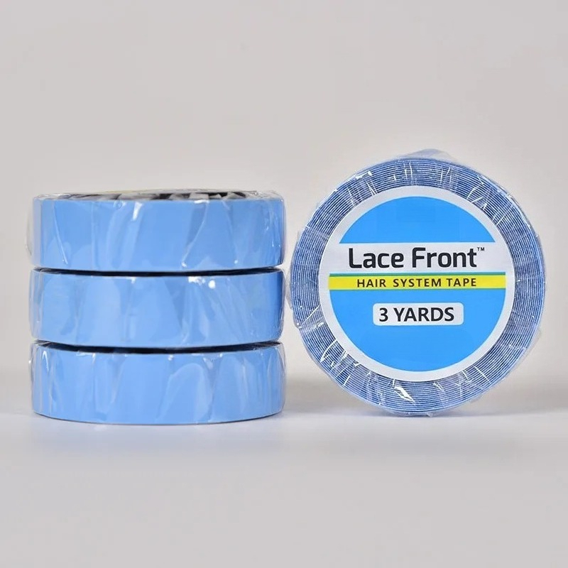 Hair Extension Tape In - เทปกาวติดผมแบบสองหน้า ยึดติดแน่นพิเศษ สำหรับต่อผมแบบลูกไม้ 3 หลา กาวติดวิกผมแบบลูกไม้ด้านหน้า