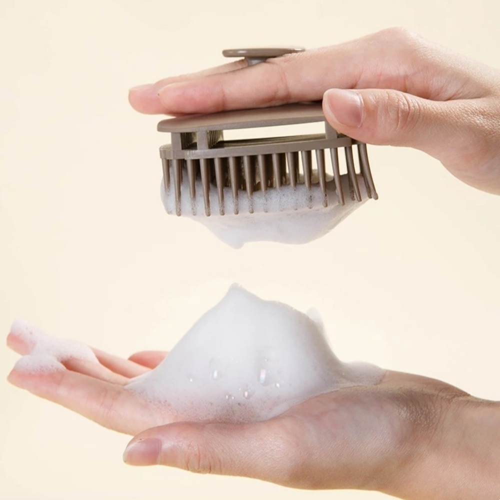 แปรงสระผมทรงสี่เหลี่ยม 1 ชิ้น  - Scalp Scrub Exfoliant บทวิจารณ์และราคา