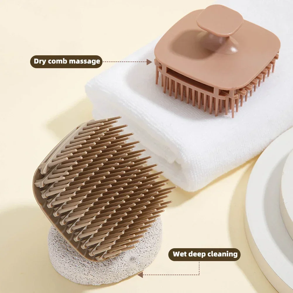 1pcs แปรงแชมพูหัวนวดหนังศีรษะห - Scalp Scrub Exfoliant บทวิจารณ์และราคา