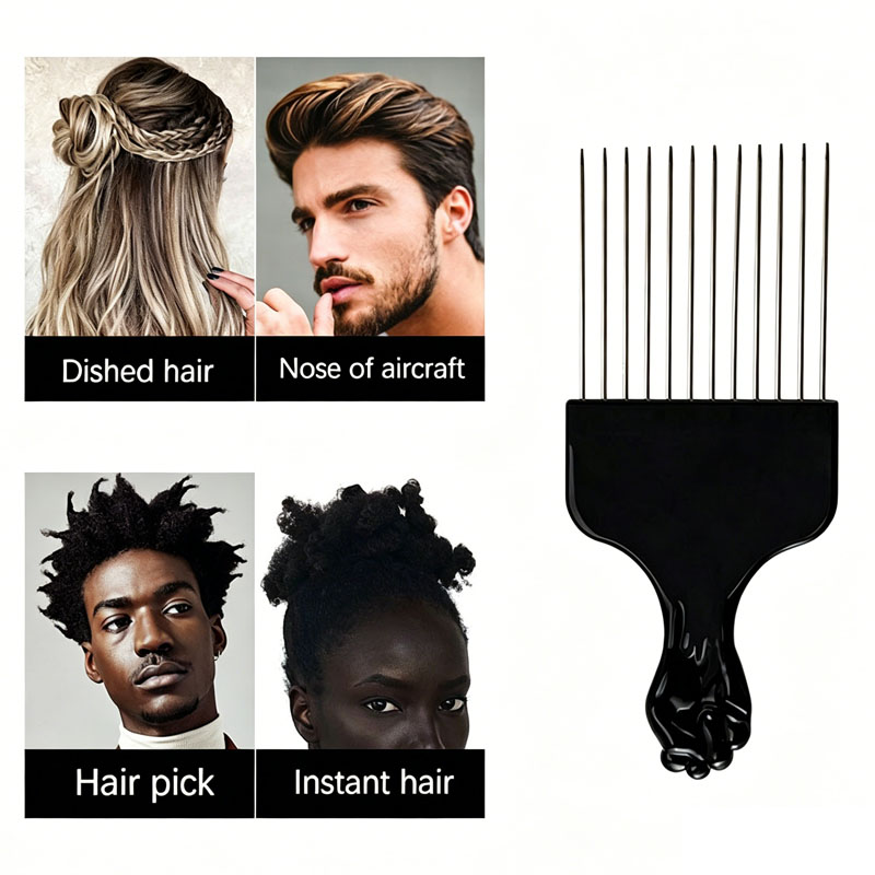 หวีซี่กว้างสำหรับผมหยิกแบบมืออ - Afro Pick Comb บทวิจารณ์และราคา