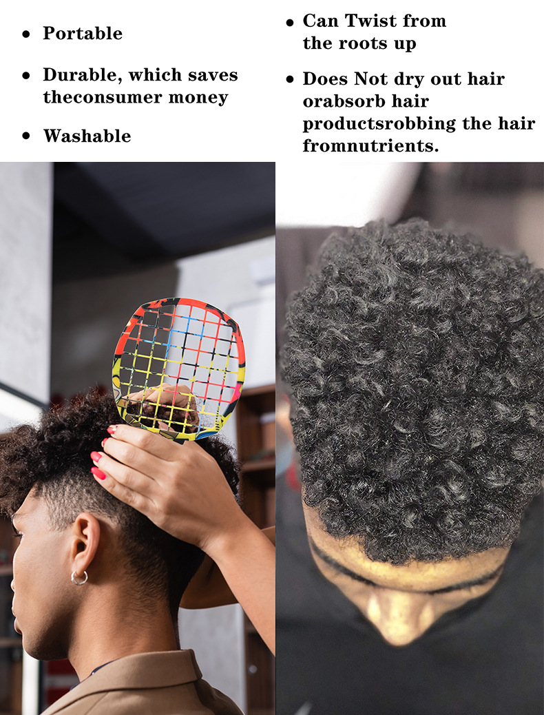 ชุดหวีและที่เกี่ยวผมเหล็กแบบมื - Afro Pick Comb บทวิจารณ์และราคา
