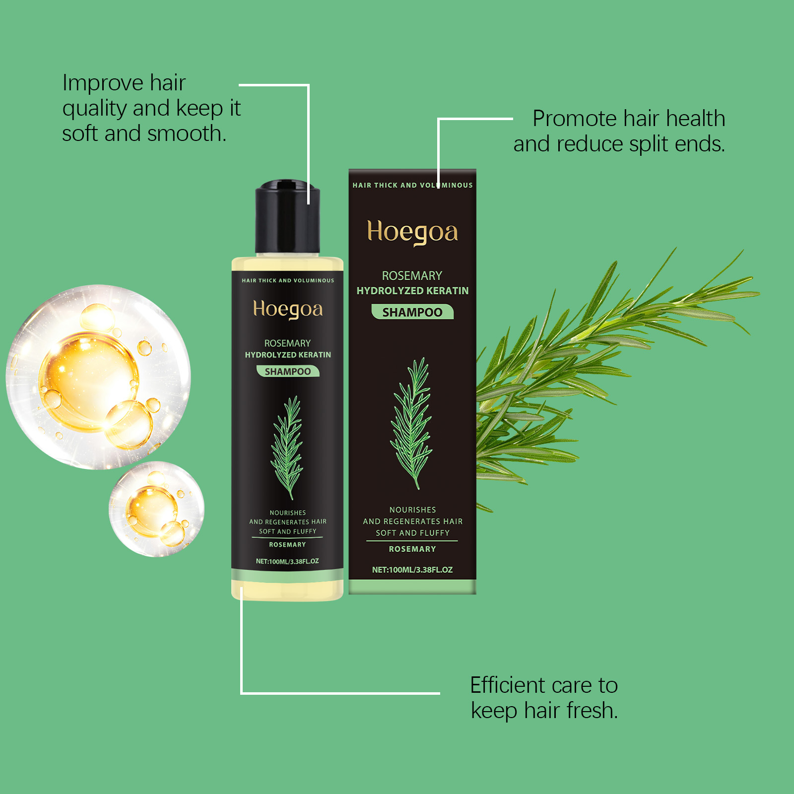 แชมพูโรสแมรี่เพิ่มวอลลุ่มและบำ - Rosemary Hair Oil บทวิจารณ์และราคา