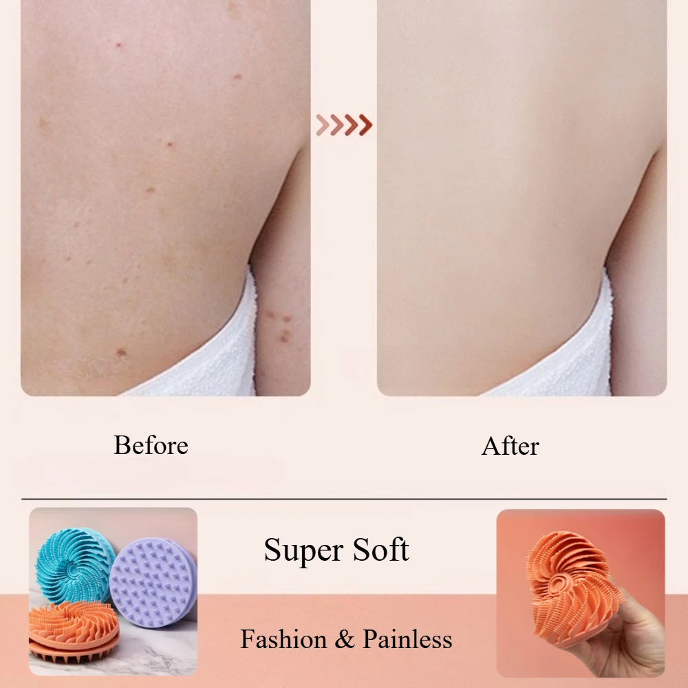 แปรงขัดผิวซิลิโคนนุ่ม ขัดหนังศ - Scalp Scrub Exfoliant บทวิจารณ์และราคา