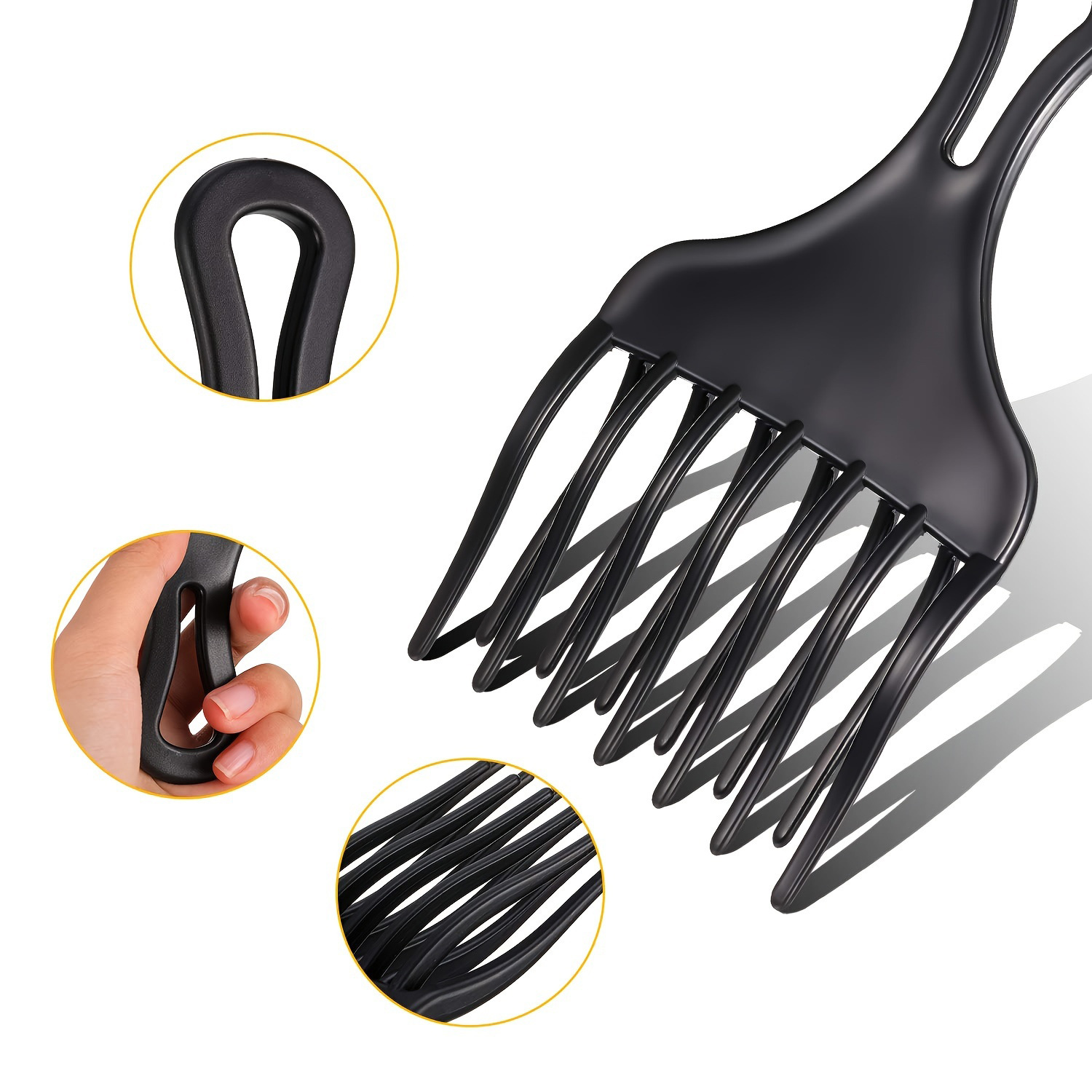 หวีซี่ห่าง หวีแปรง หวีส้อม หวี - Afro Pick Comb บทวิจารณ์และราคา