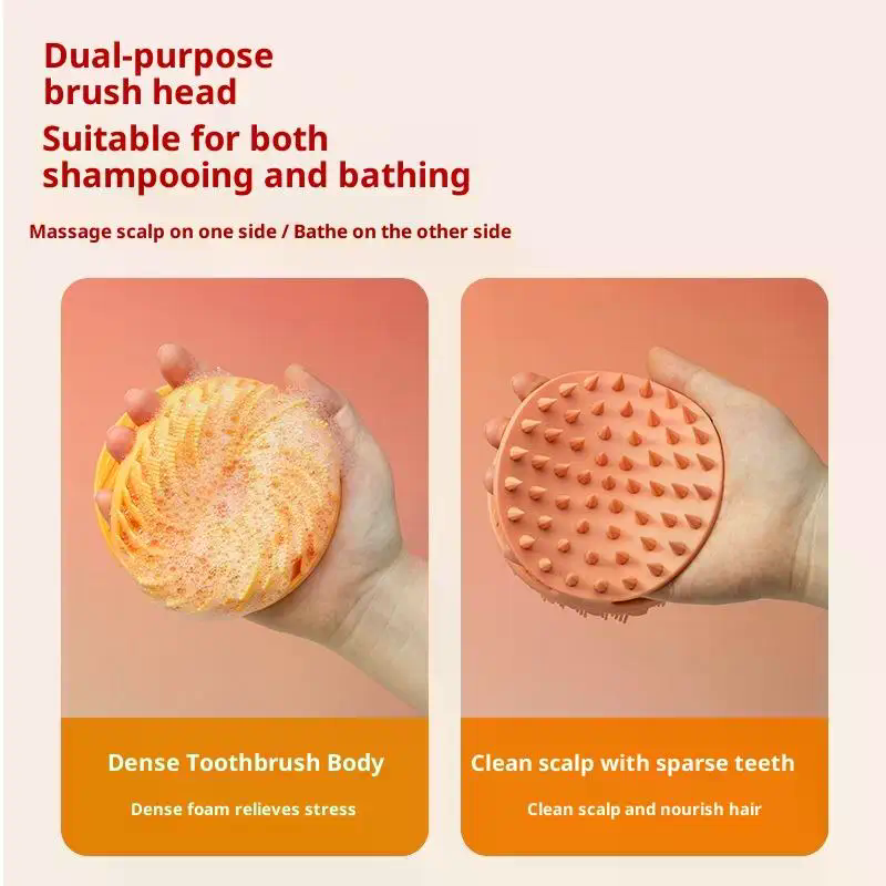 แปรงขัดผิวซิลิโคนนุ่ม ขัดหนังศ - Scalp Scrub Exfoliant บทวิจารณ์และราคา