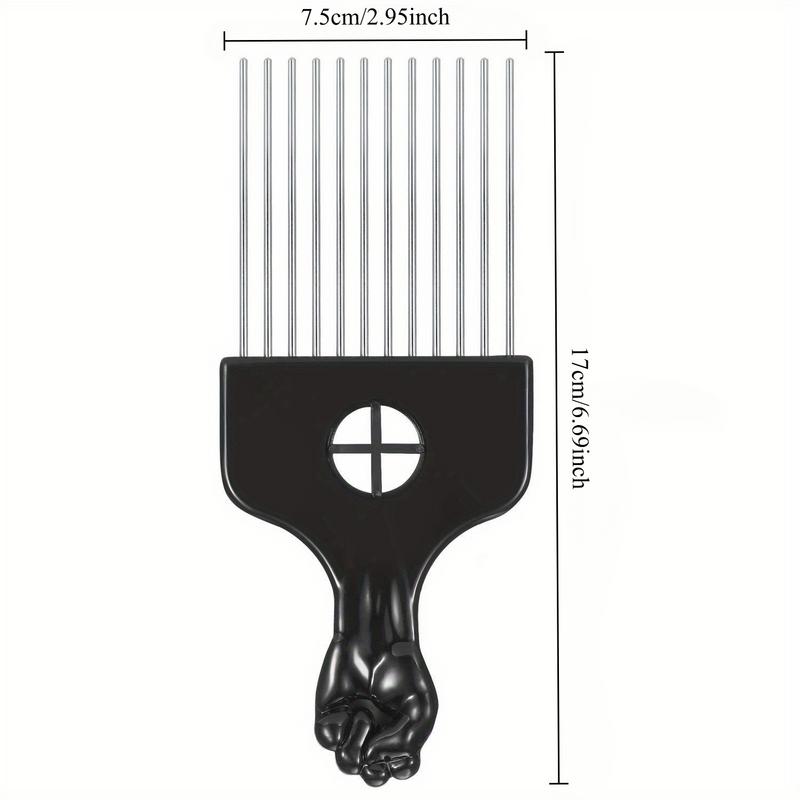 หวีโลหะแบบ Afro Pick 2 ชิ้น สำ - Afro Pick Comb บทวิจารณ์และราคา