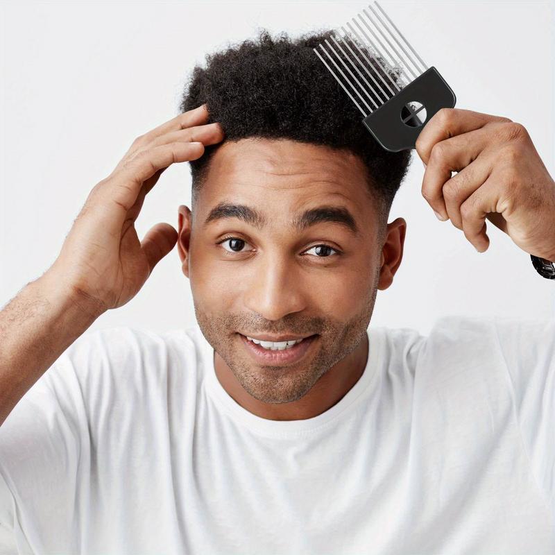 หวีโลหะแบบ Afro Pick 2 ชิ้น สำ - Afro Pick Comb บทวิจารณ์และราคา
