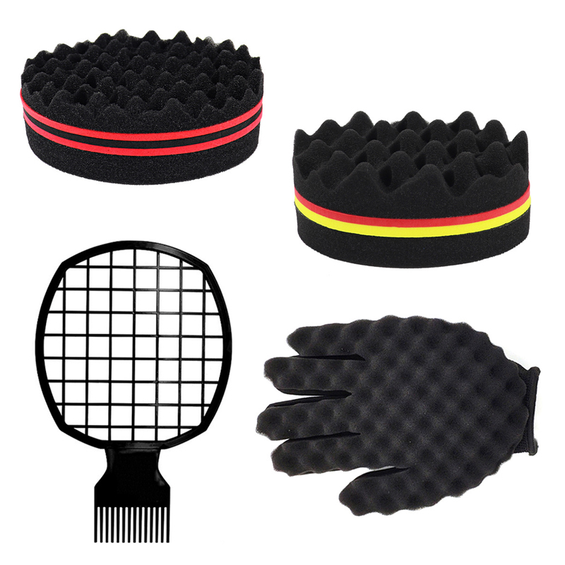 2 ชิ้น Afro Twist หวีผมฟองน้ํา - Afro Pick Comb บทวิจารณ์และราคา