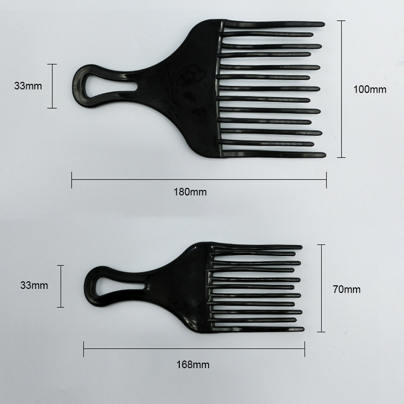1 PC Afro หวีฟันกว้างแปรงหวีส้ - Afro Pick Comb บทวิจารณ์และราคา