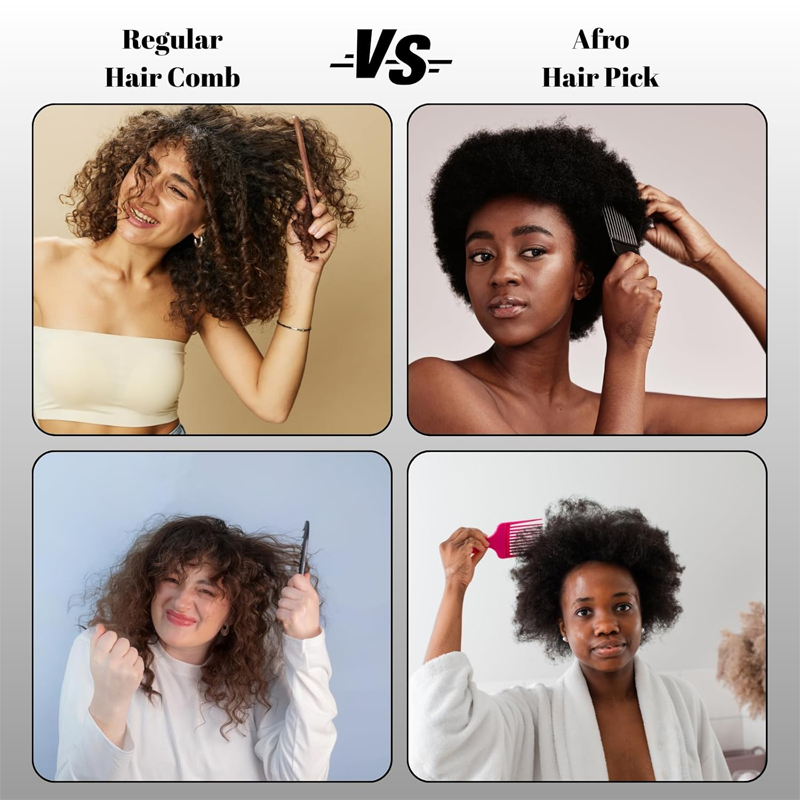 แปรงผมซิลิโคนแบบม้วนได้ & หวีจ - Afro Pick Comb บทวิจารณ์และราคา